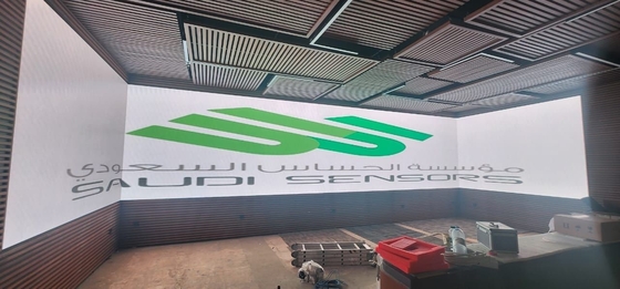 SMD2121 P3 عادي غرفة الألومنيوم المصبوب الصبغ الداخلي عرض ملون كامل مع ثلاث سنوات من الضمان