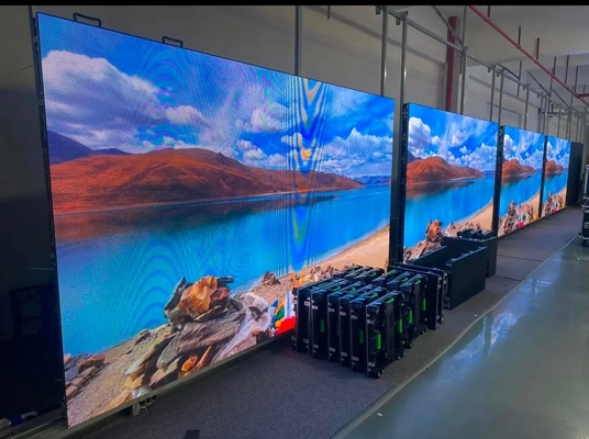 HD فائقة الصغر الصوت قابلة للتخصيص 128x128 مصفوفة نقطة داخلية LED Module P1.923 LED HD Signage