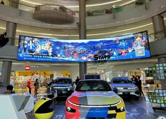 استئجار شاشة المسرح LED شاشة SMD RGB Full Color LED Display Module 256x128mm 1/4 فحص