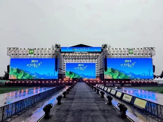 شاشة الألومنيوم المصبوب الميت HD LED عرض فيديو داخلي P3 3840HZ شاشة حجم كبير