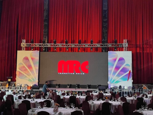 شاشة استئجار Ultra HD شاشة LED صغيرة P2.5 مع غلاف الألومنيوم 480x480mm