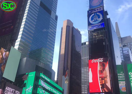 شاشات الإعلان الكبيرة LED P10 الإعلانات الخارجية لشاشات العرض LED لوحة التلفزيون