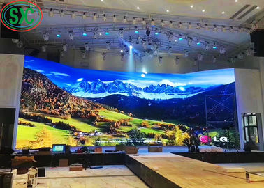 SMD2121 P4.81 شاشة استئجار LED RGB ، داخلية بألوان كاملة 1500cd / sqm 3 سنوات ضمان