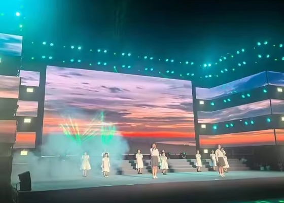 COB P1.25 Pitch Ultra High Definition Rental LED Display في الداخل نظام نوفا HD 1R1G1B