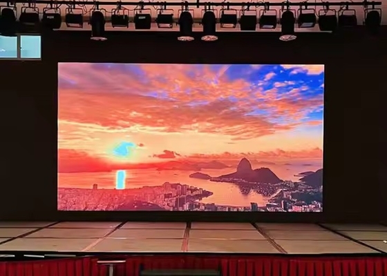 الوصول الأمامي والخلفي صيانة سهلة شاشة حائط الفيديو full color P4 LED