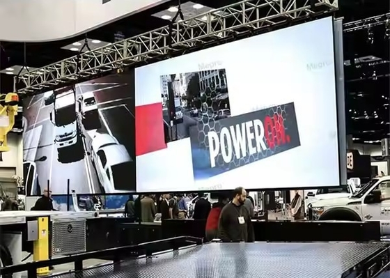 HD P4 قياسي 512x512mm خزانة الألومنيوم المصبوب الميت عرض داخلي ملون كامل