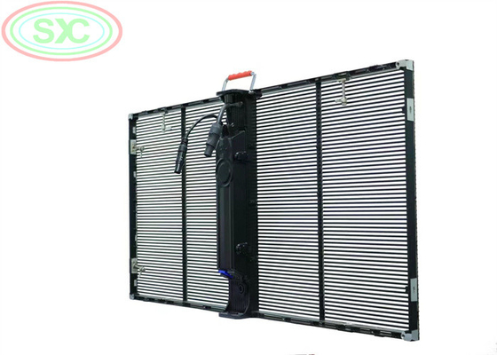 شاشات LED معلقة شاشة LED شفافة 1000 * 500MM ضوء قابل للتعديل
