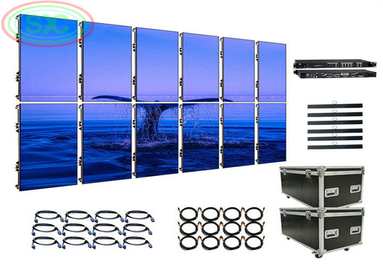 P4.81 لوحة LED 500*500mm أو 500*1000mm، SMD عالية الدقة LED الشاشة LED الجدار