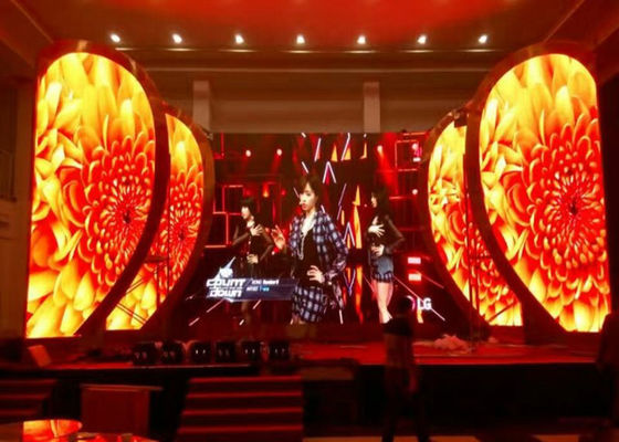شاشة فيديو LED داخلية ملونة كاملة P3 بدقة 3 مم، سطوع 1000 شمعة، شاشة مسرح