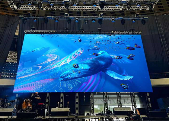 شاشة LED الحائطية الداخلية ذات الكثافة العالية P1.25 P2 مع درجة حرارة لون 6500K و ≥100 عمر في خزانة الألومنيوم المصبوبة