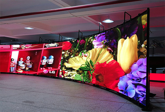 شاشة النتيجة الكبيرة P10 RGB شاشة LED خارجية 1/4 Scan HD Slim Full Color Stadium Panel
