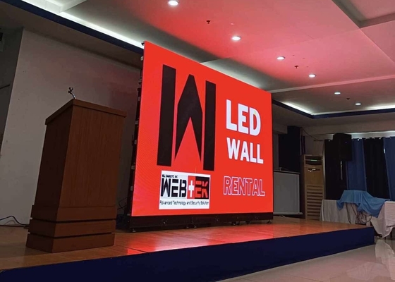 GOB الصوت الدقيق P1.875 P2.5 شاشة LED شاشة فيديو حائط داخلي 8K كامل اللون
