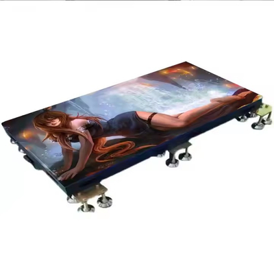 P3.91 إضاءة LED الداخلية بألوان كاملة أرضية الرقص 250 * 250mm LED Module 65410 نقطة / متر مربع
