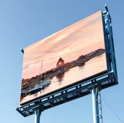الصيانة الأمامية كامل اللون LED الإشارات الرقمية الإشارات 10mm Pixel Pitch Iron Cabinet
