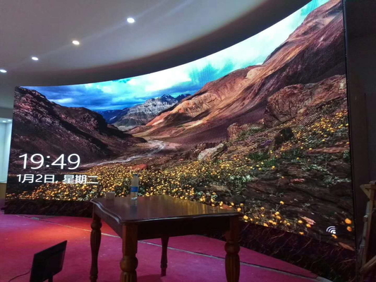 لوحة عرض LED ذات الوضوح العالي P5 الداخلية بألوان كاملة لتأجير شاشة حائط فيديو مع معدل تحديث 3840 هرتز وقرار 640x640 مم