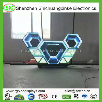 سعر جيد الملصق الرقمي في الداخل شاشة LED ملونة كاملة مع الحديد / الألومنيوم المصبوب بالموت وNationstar SMD 1515 الانترنت