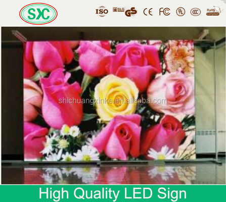 160000 نقطة / م2 الكثافة الملونة الكاملة في الداخل لوحة LCD LED مع 64x64 نقطة دقة الوحدة