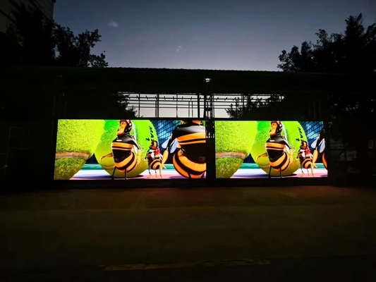 شاشة الألومنيوم المسبوكة عالية الجودة وحدة قابلة للتخصيص عرض LED HD مربع مقاوم للماء 320 * 160mm نظام IP65 NOVA