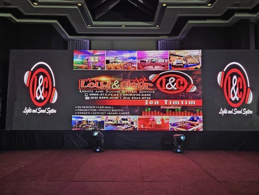 شاشة LED داخلية للإيجار P5 اللوحة LED الفيديو الحائط المسرح LED HD الشاشة للأحداث / الحفلات الموسيقية / المؤتمرات