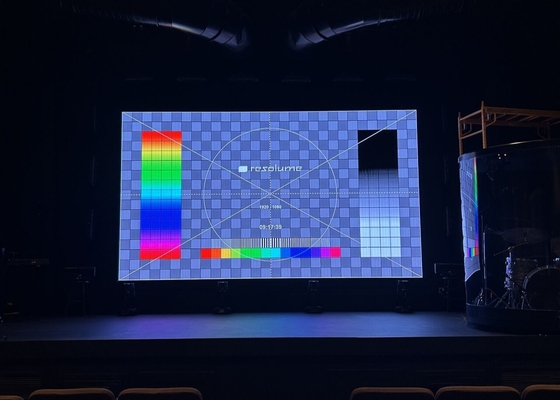 مرحلة الحدث اللون الكامل 320 * 160mm P2.5 GOB شاشة LED داخلية مضادة للماء