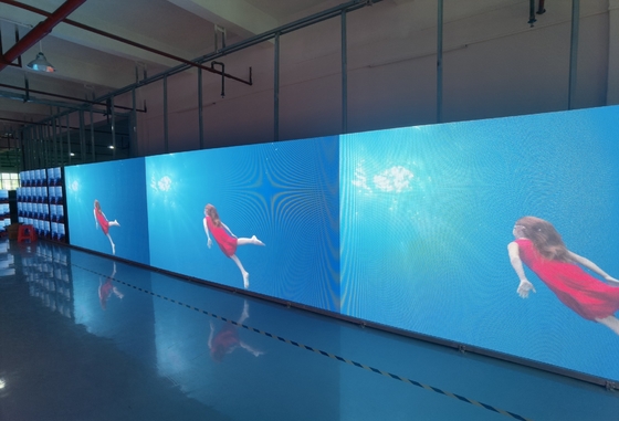 تأجير معلق P12 في الخط جامبو مضاد للماء شاشة LED RGB 192x192 وحدة LED
