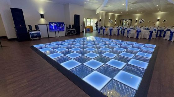 سعر جيد إضاءة الأرضية تأثير الإضاءة المضيئة كرة الديسكو LED أرضية الرقص لجو حفلة لا ينسى الانترنت