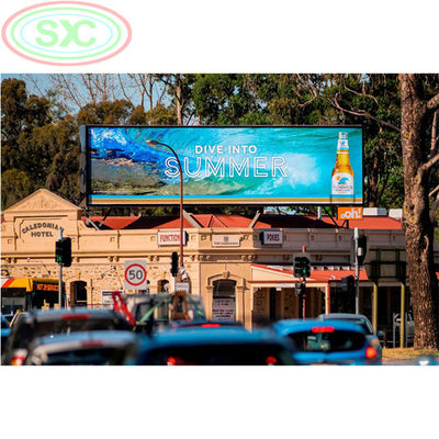 P3.91 شاشة RGB LED ذات لون كامل مخصص الإعلانات الخارجية رؤية Ultra HD