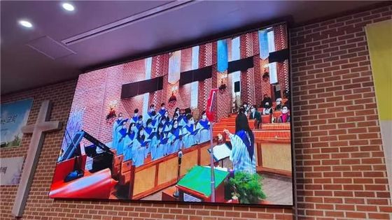 وحدة شاشة LED للإيجار داخلية ملونة كاملة P3 بحجم 192x192 ملم، 64x64 بكسل