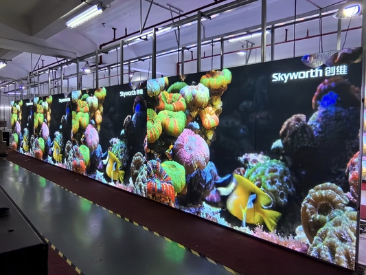الأحداث الإيجار الحزب GOB شاشة LED 1000 بت الوضوح 600 * 337.5MM حجم الخزانة للإيجار