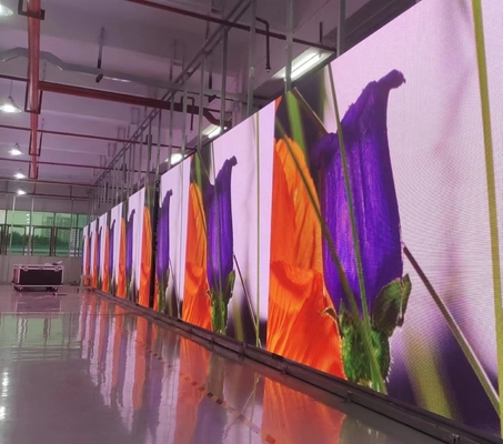 HD الإيجار وحدة ناعمة مرنة شاشة ستارة LED معلقة سهلة التثبيت قابلة للفصل صافية للغاية