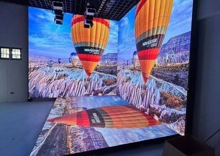 HD الإيجار وحدة ناعمة مرنة شاشة ستارة LED معلقة سهلة التثبيت قابلة للفصل صافية للغاية