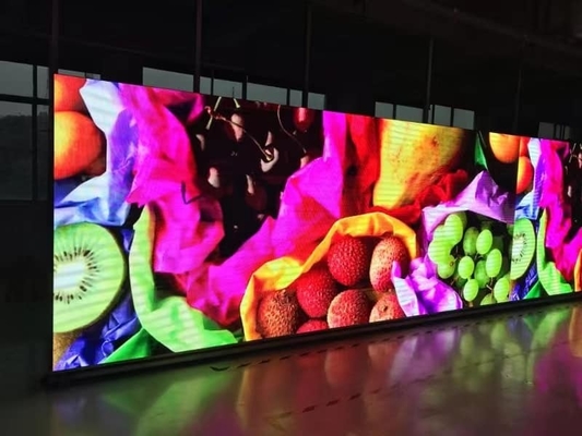 شاشة الألومنيوم المصبوب المقطوعة الأمامية P2.5 الرقمية LED poster Stereo Mount سهلة التثبيت