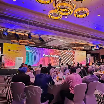 تثبيت ثابت مربع حديدي LED جدار الفيديو HD P2.5 داخلي شاشة عرض LED شاشة جدار الفيديو SMD