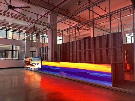 تأجير في الهواء الطلق معلق عرض معلومات LED RGB عالية الدقة P6 للترويج