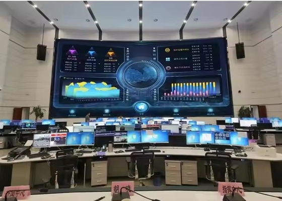 استئجار في الهواء الطلق الصب الصب الألومنيوم RGB شاشة LED P3.91 مضادة للماء متعددة الشاشة HD مرنة SMD DC5V