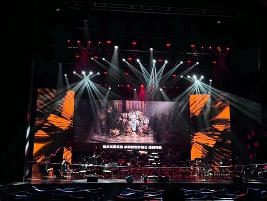 شاشة استئجار الألومنيوم ذات الصب الصمامي RGB خارجي HD مضاد للماء شاشة فيديو LED ، شاشة حائط تلفزيون LED ملونة P8