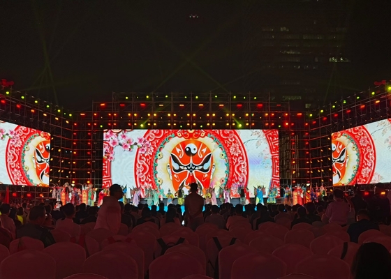 شاشات الألومنيوم المصبوب الصلب الإعلانات الخارجية والمراكز التجارية مع شاشات كبيرة شاشة RGB LED