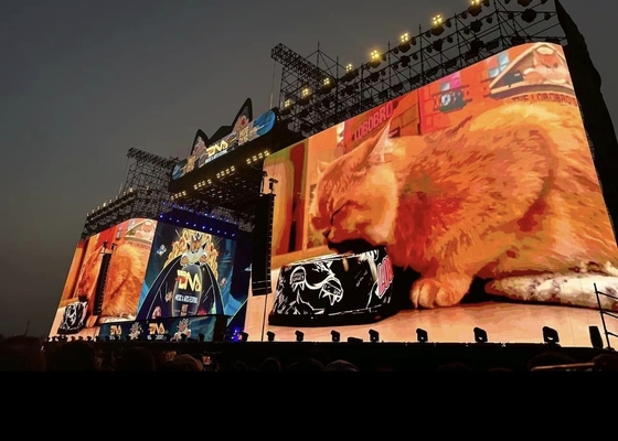 الالومنيوم المصبوب بالموت HD الشاشة كامل اللون LED العرض عالية الدقة P3.91 HD