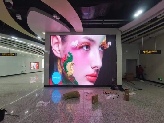 الشاشة الخارجي P2.5 RGB LED المسبوكة من الألومنيوم للإيجار والتعليق مع مربع 480mm X480mm