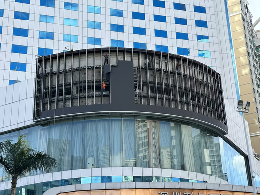 ألومنيوم الصب الصب الصبغ عالية الوضوح P16 640 * 640mm في الهواء الطلق مضاد للماء كامل لون شاشة LED