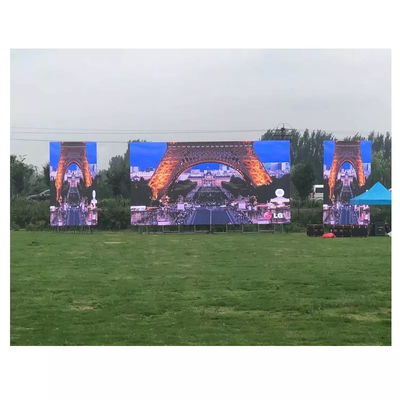 شاشة LED ذات لون كامل في الهواء الطلق للضوء العالي إعلانات الشارع مضادة للماء وتوفير الطاقة شاشة P10 SMD LED