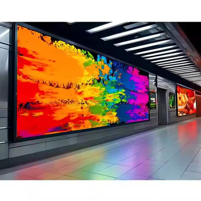 خارجية داخلية استئجار الخزانة شاشة RGB LED عالية الدقة P8 1/4 وضع مسح