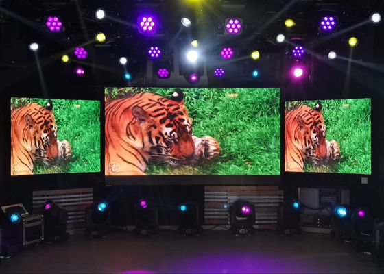 بروجكتور RGB LED ذو عرض مثالي مع لون الشاشة RGB وحجم الشاشة 600 * 337.5mm