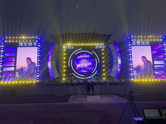 شاشة LED RGB بحجم خزانة 960*960 مم للحصول على أفضل ألوان RGB - درجة حرارة تشغيل الشاشة 12/50