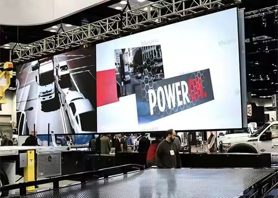 شاشة HD الإيجار في الهواء الطلق كامل لون شاشة LED 4mm Pixel Pitch HD مقاومة للماء