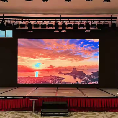 شاشة HD الإيجار في الهواء الطلق كامل لون شاشة LED 4mm Pixel Pitch HD مقاومة للماء