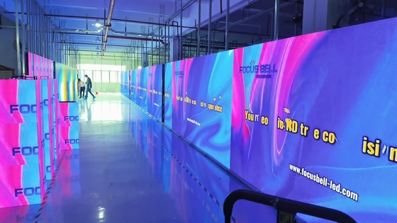 شاشة ألومنيوم ذات لون كامل في الهواء الطلق SMD P3 RGB LED Display