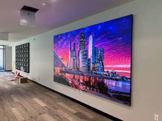 شاشة ألومنيوم ذات لون كامل في الهواء الطلق SMD P3 RGB LED Display