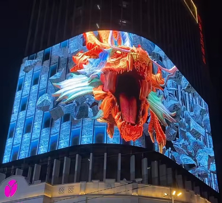 شاشة LED ملونة كاملة في الهواء الطلق عالية الوضوح Epistar 1/13 المسح الضوئي لمركز التجارة الشارعي الخ.