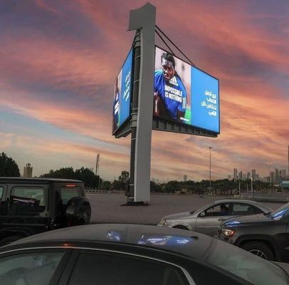 شاشة عرض LED خارجية P10، 10000 نقطة/متر مربع، 5000 شمعة/متر مربع